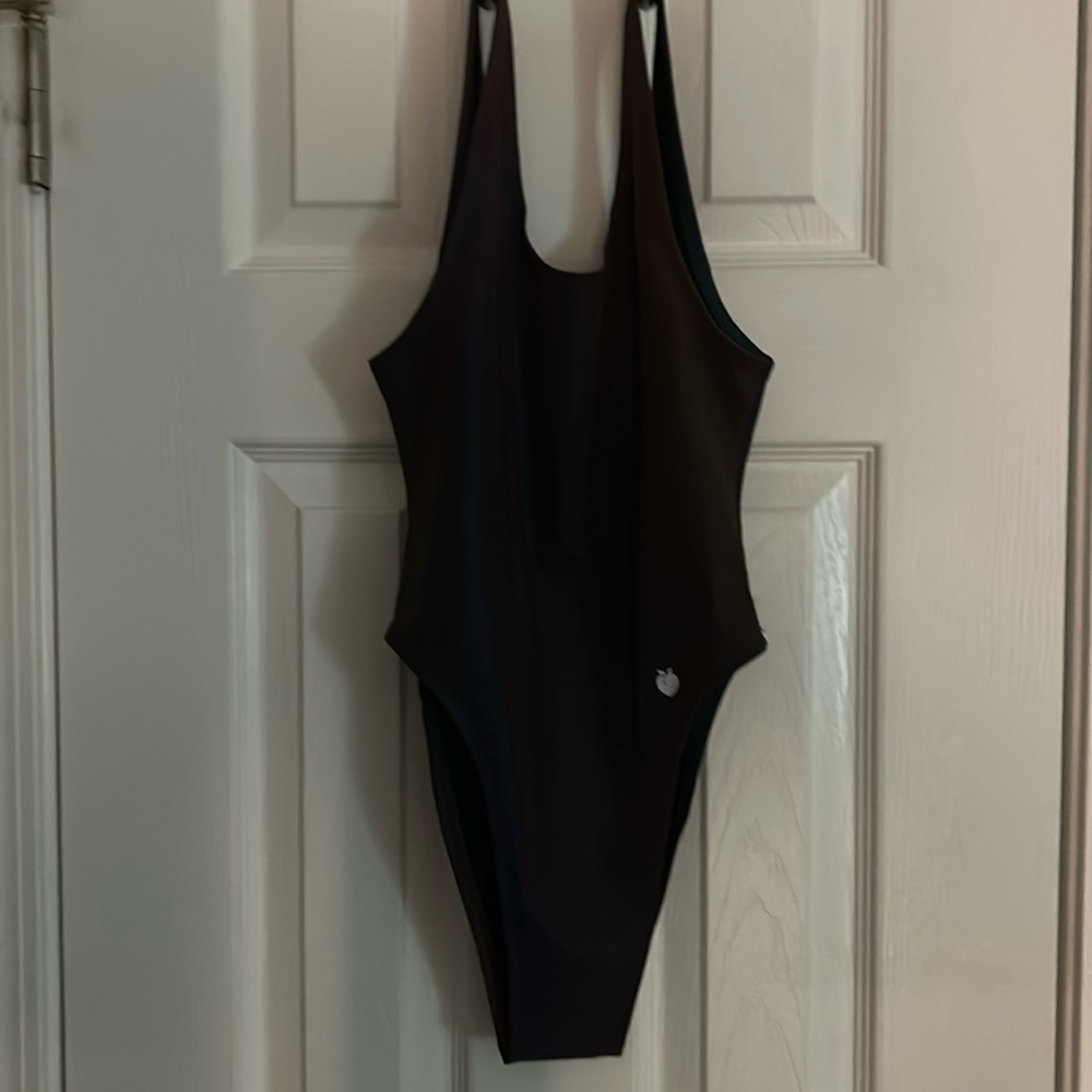 NWOT: Flexliving reflective bathing suit.